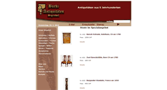 Desktop Screenshot of buerki-antiquitaeten.ch